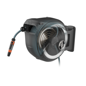 Gardena Wand-Schlauchbox RollUp L (weiß), 30m