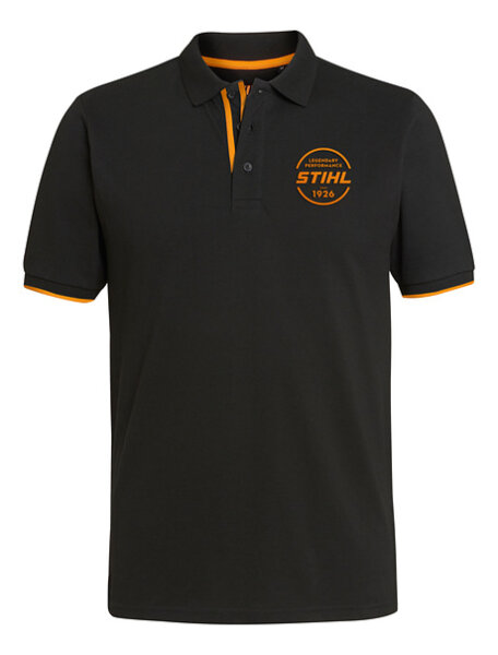 STIHL Poloshirt LOGO-CIRCLE schwarz, Gr. M