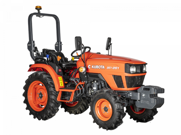 Kubota Kompakttraktor EK1-261 - inkl. Ackerbereifung & Frontgewichte