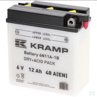 Kramp Batterie 6V 12Ah 48A mit Säurepaket