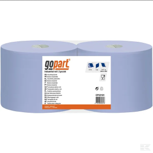 goPart Papierhandtuch Midi, blau 23cm x 370m, 3-lagig
