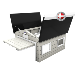 AM Robots Mähroboter-Garage mit autom. Toröffner &